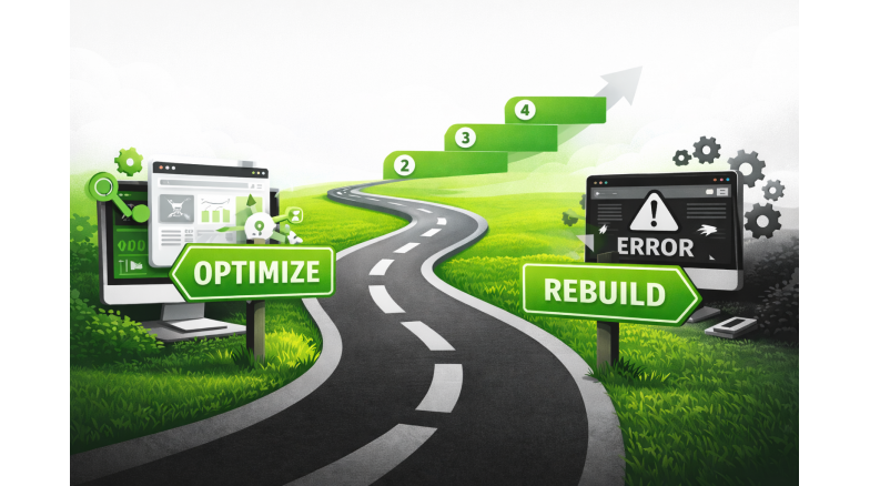 Website maturity stages: when to rebuild vs optimise
